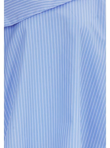 palpito Women Blouse in Blue Stripes
