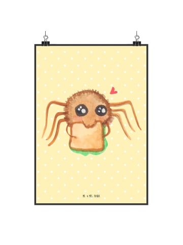 Mr. & Mrs. Panda wanddeko Spinne Agathe Sandwich ohne Spruch in Gelb Pastell