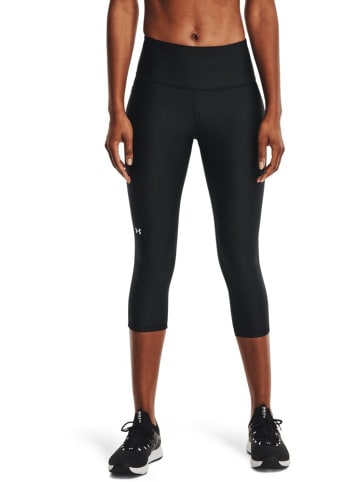 Under Armour Leggings "HeatGear Armour No-Slip Waistband-Caprihose" in Blau