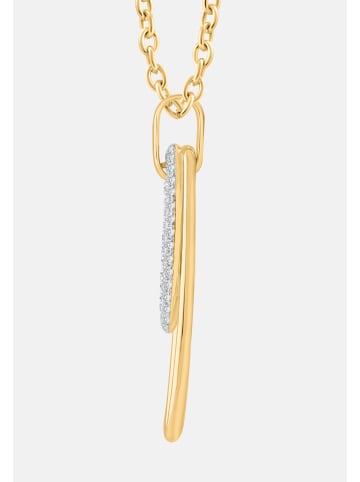 Diamant Exquis Halskette aus 375 Gelbgold mit Diamant