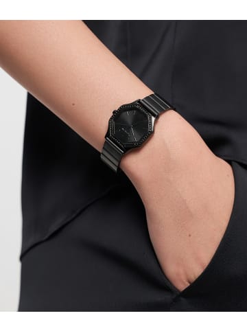 Tamaris Uhr - Sparkling Octavia in schwarz