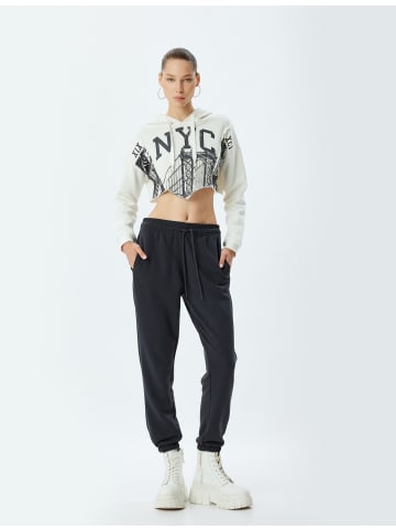 KOTON Sweathose in Anthrazit