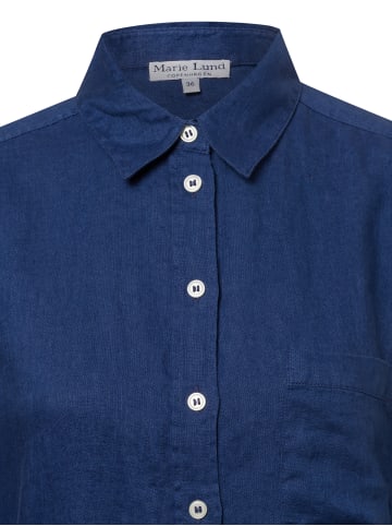 Marie Lund Leinenbluse in indigo