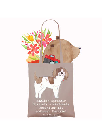 Mr. & Mrs. Panda Büchertasche English Springer Spaniel Charme mi... in Braun Pastell