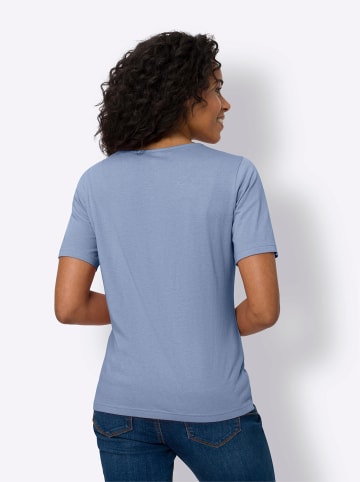 Sieh an! Kurzarm-Shirt in bleu