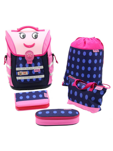 McNeill Schulranzen Set 5-tlg. Ergo Light Pure Moody Limited Line in pink