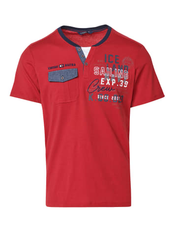 KOROSHI Kurzarm-t-shirt. in rot