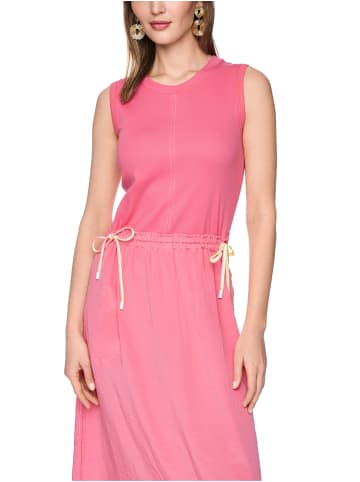 MARC CAIN SPORTS  Ärmelloses Midikleid mit Tunnelzug in Pink Lemonade
