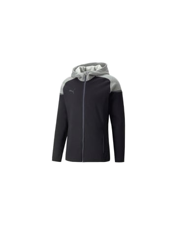 Puma Sweatjacke teamCUP Casuals Hooded Jkt in Schwarz