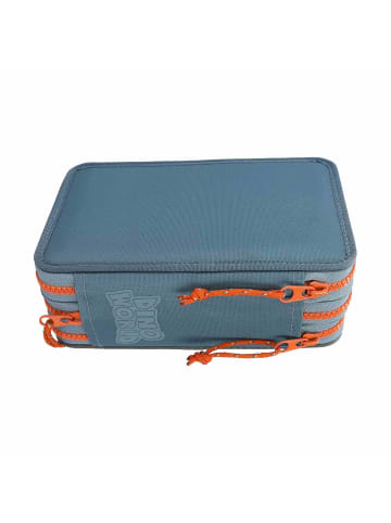 Depesche 3-Fach Federtasche Roar Dino World in Bunt 20 x 13 cm