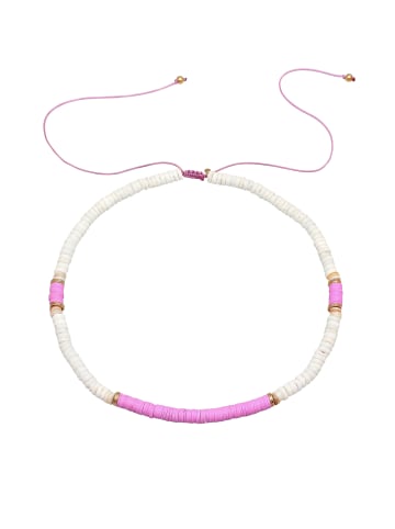 Elli Halskette 925 Sterling Silber Heishi Beads in Zweifarbig