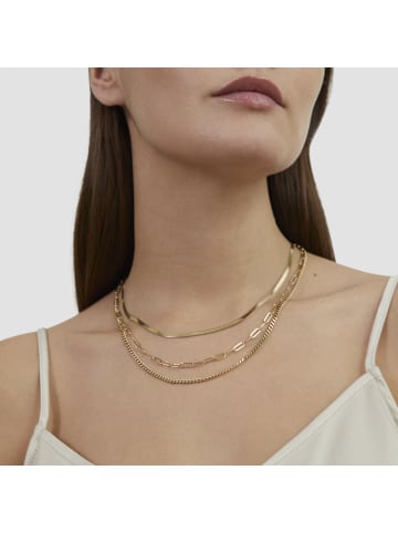 s.Oliver Halskette Fine Layers in gold