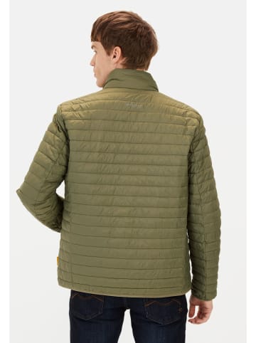 Camel Active Steppblouson mit Stehkragen in Dunkelgrün