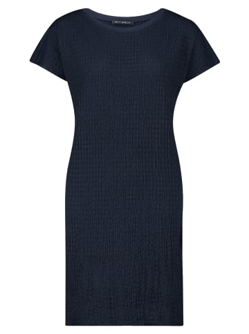 Betty Barclay Plisseekleid kurzarm in dunkelblau