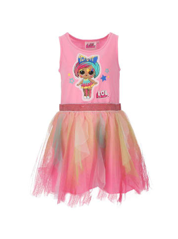 COFI 1453 LOL Surprise Kleid für kleine Mädchen – 100% Baumwolle, 10 Jahre in Pink