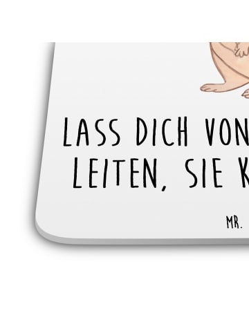 Mr. & Mrs. Panda Coaster Plumplori Glücklich mit Spruch in Weiß
