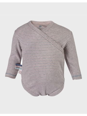 OrganicEra Baby Wickel-Langarmbody in Rose Melange