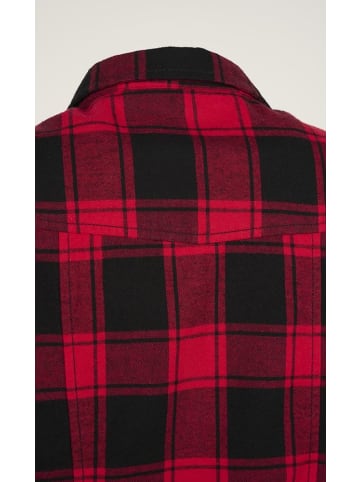 Brandit Hemd "Women Gracey Longshirt Sleeveless" in Rot