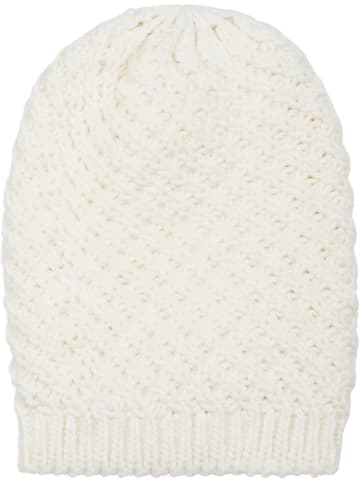 styleBREAKER Strick Beanie Mütze in Creme