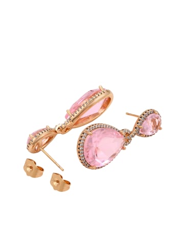 NAEMI Women Earrings in Rose Gold Pink