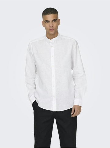 Only&Sons Langarmhemd in white