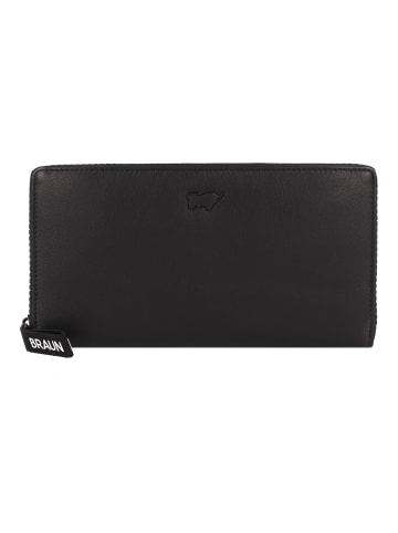 Braun Büffel Capri Geldbörse RFID Leder 19 cm in schwarz