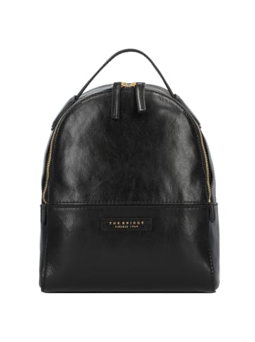 The Bridge Elettra City Rucksack Leder 26 cm in nero