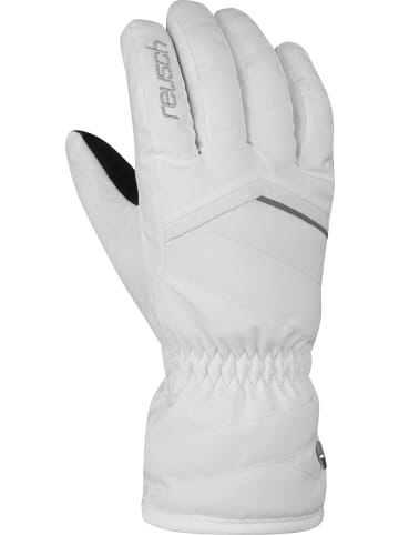 Reusch Fingerhandschuh Marisa in white/silver