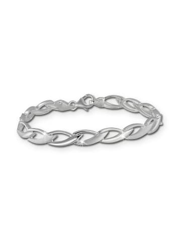 SilberDream 925 Sterling Silber Damen SilberDream Armbänder Zopf ca. 19cm