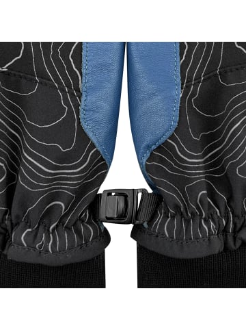Kessler Sport Hafjell Handschuhe Leder black - blue