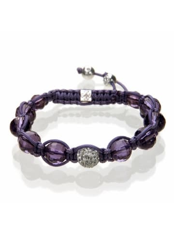 MeinVIPShop Shamballa Armband lila