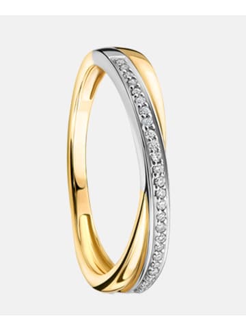 Diamant L'éternel Ring aus 375 Roségold mit Diamant