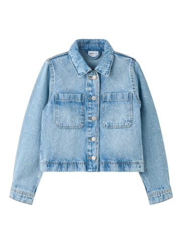 name it Jeansjacke in Light Blue Denim1
