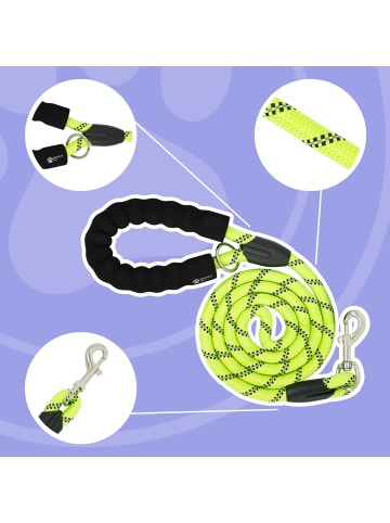 Reichstadt Hundeleinen Nylon in Lime Green