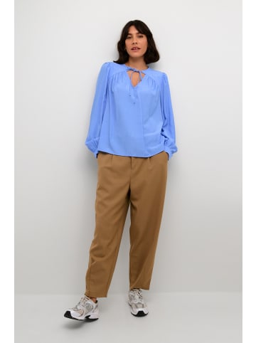 Kaffe Langarm-Bluse KAbarbara in Vista Blue