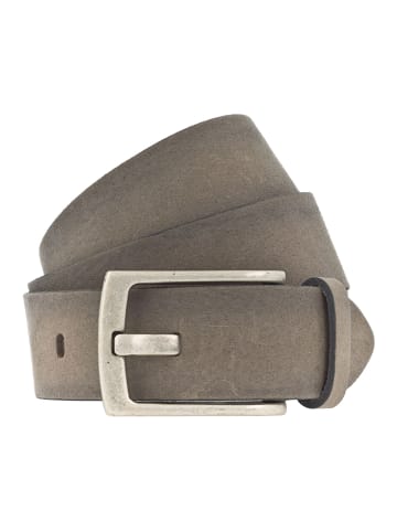 Vanzetti Gürtel Leder in grau-taupe