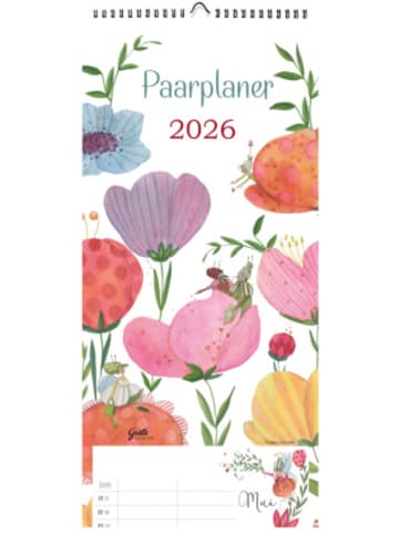 Grätz Verlag Kalender - Paarplaner Blumen 2026