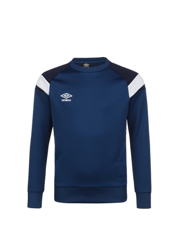 Umbro Sweatshirt Poly Fleece in blau / weiß