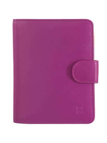 DuDu Geldbörse RFID Leder 11 cm in fuchsia