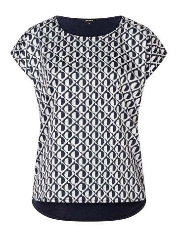 More & More Blusenshirt in modern twotone print