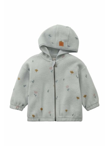 Hessnatur Fleece Jacke in nebelgrau