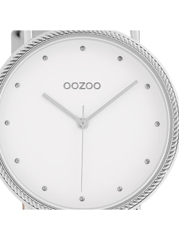 Oozoo Armbanduhr Oozoo Timepieces silber, grau groß (ca. 40mm)