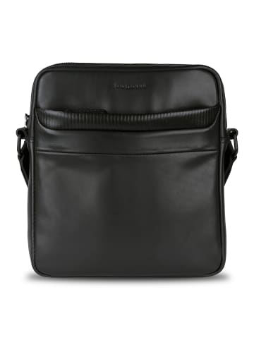 Bugatti Joel Umhängetasche M Leder 22 cm schwarz