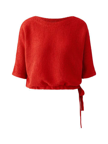 Oui Pullover in lipstick red