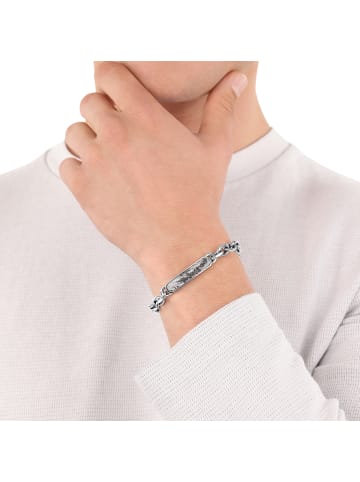 S. Oliver Edelstahl, Jaspis Armband 22cm