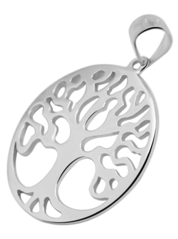 Adeliás Damen Anhänger – Lebensbaumanhänger aus 925 Silber in silber