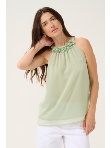 Cream Ärmellose Bluse CREmery A-shape in Tea
