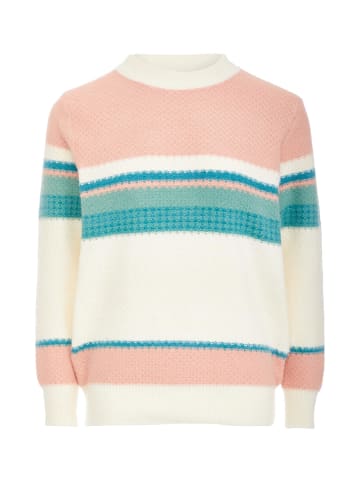 VIRITA Women Strickpullover in Rosa Mehrfarbig