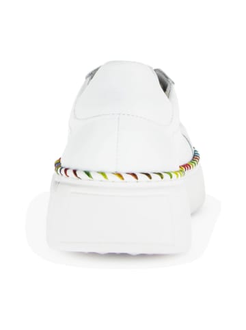 Gabor Plateau Schnürschuhe in Weiß