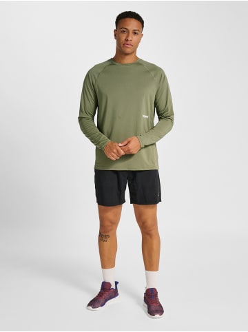 Hummel T-Shirt Hmlpulse Herren in DEEP LICHEN GREEN